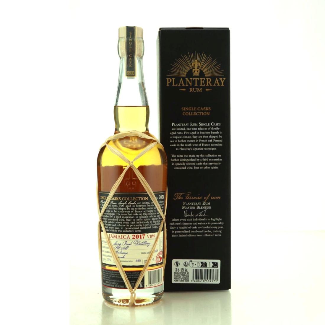 Image for Long Pond VRW 2017 Planteray Single Cask