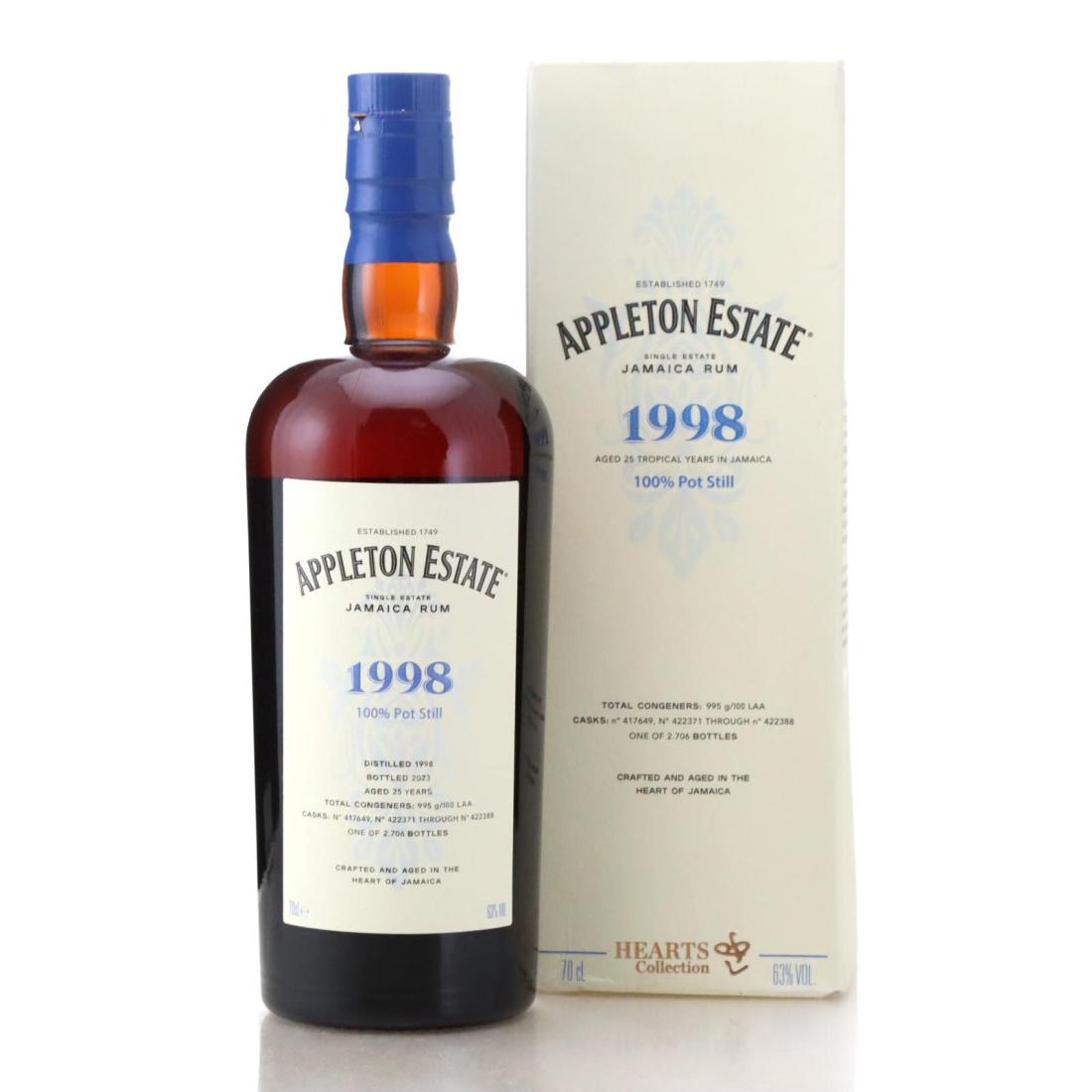 Image for Appleton Estate 1998 Hearts Collection 25 Year Old