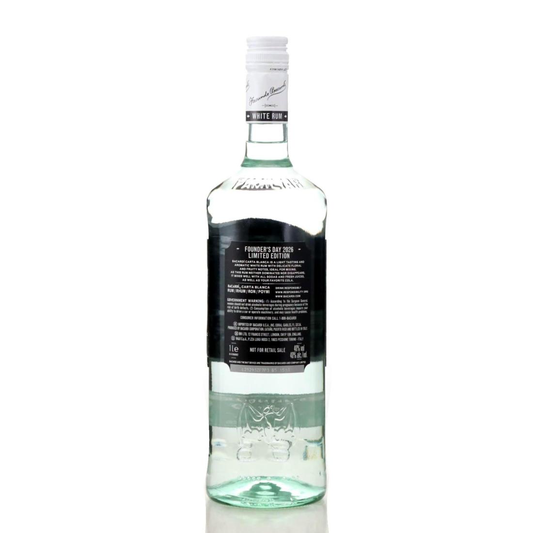 Image for Bacardi Founder's Day 2026 1 Litre - Illuminated Label