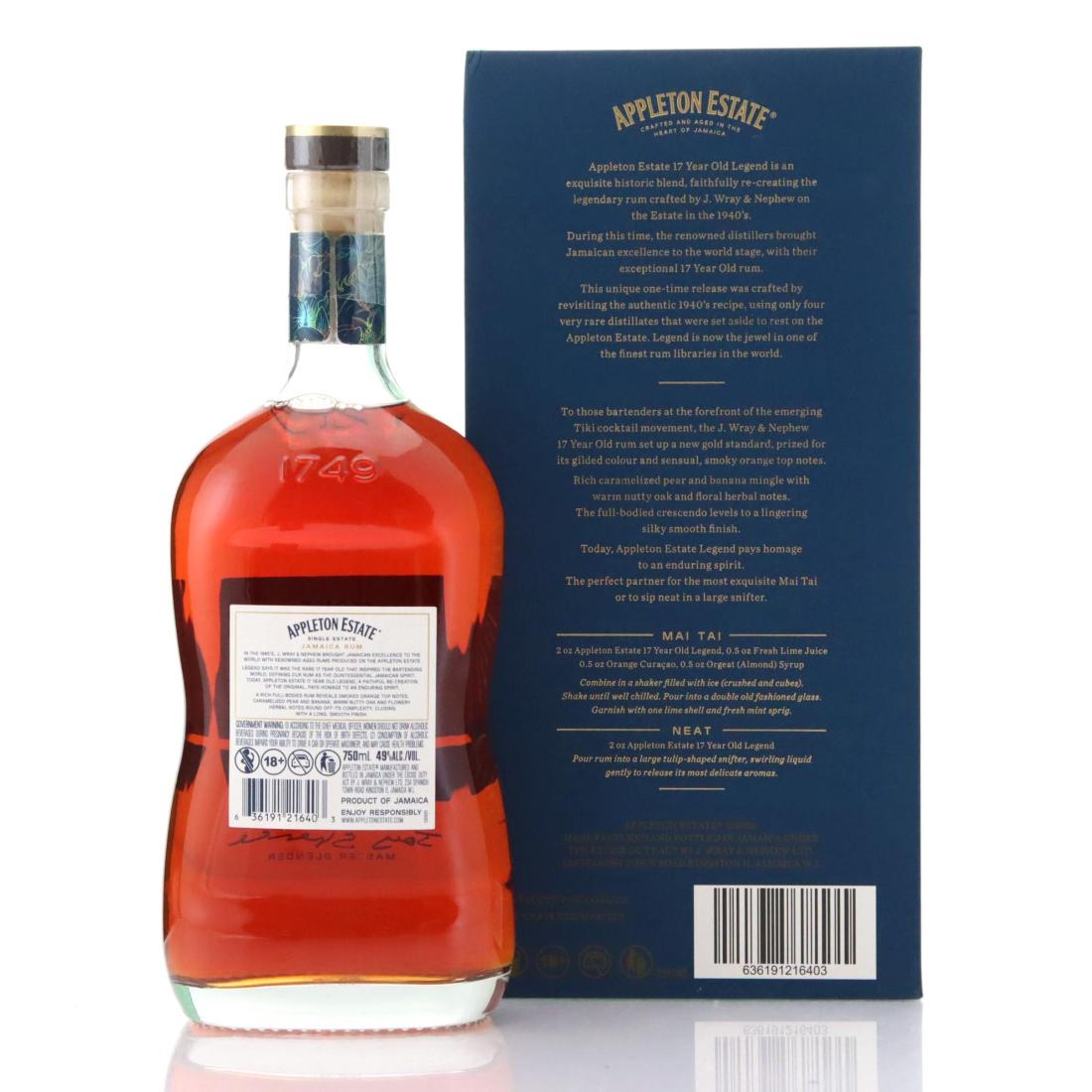Image for Appleton Estate 2005 Legend 17 Year Old