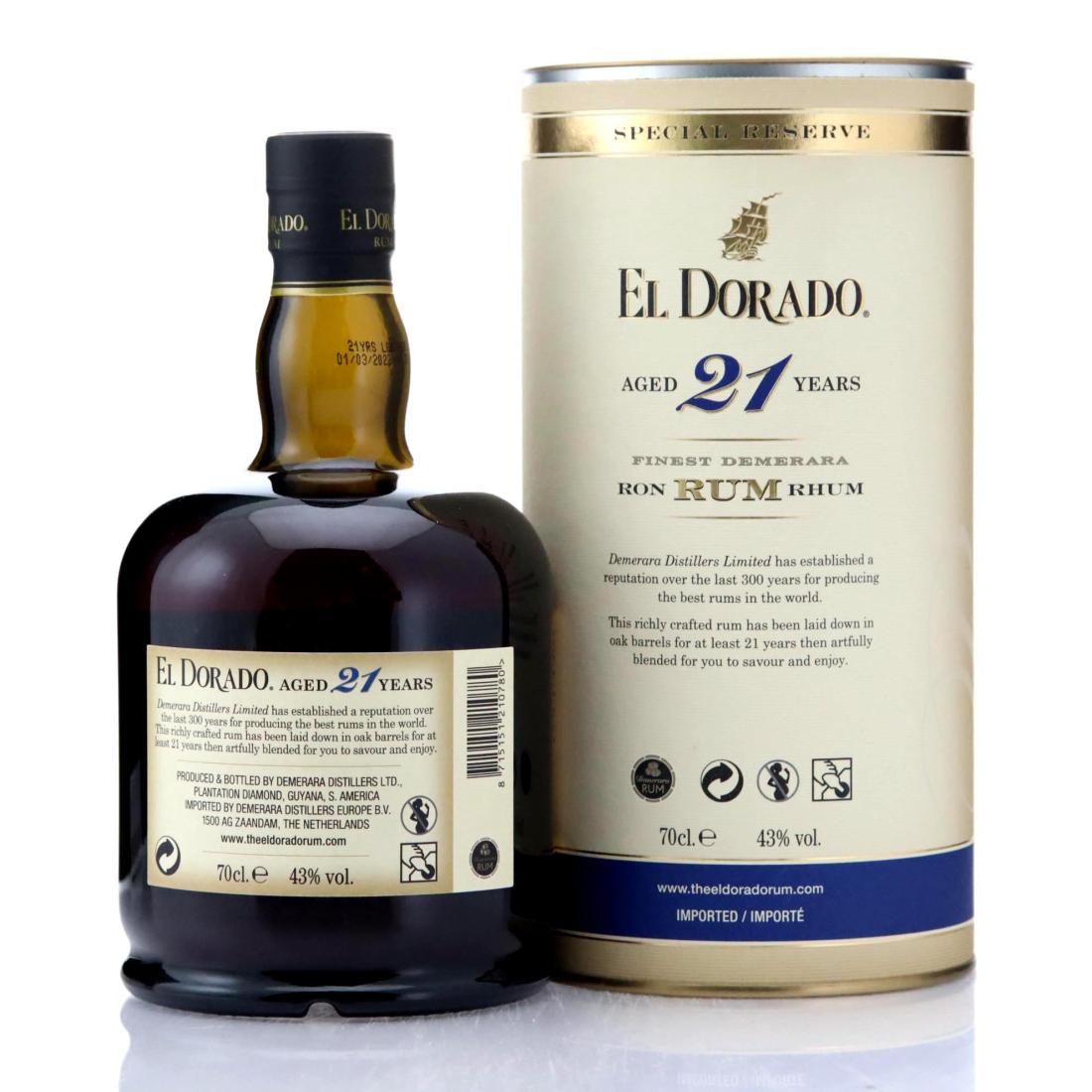 Image for El Dorado 21 Year Old