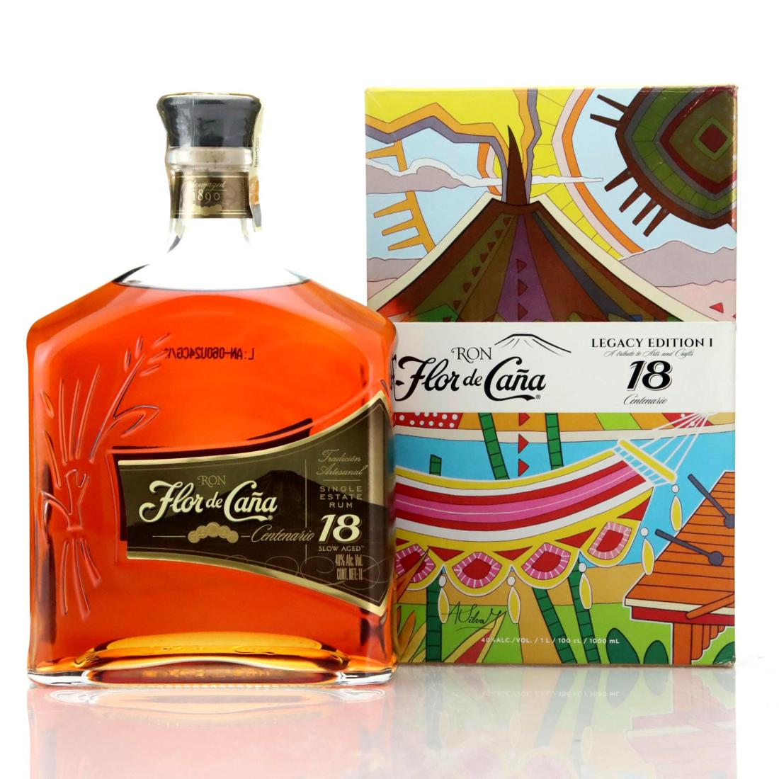 Image for Flor De Cana Centenario 18 Year Old 1 Litre/ Legacy Edition 1