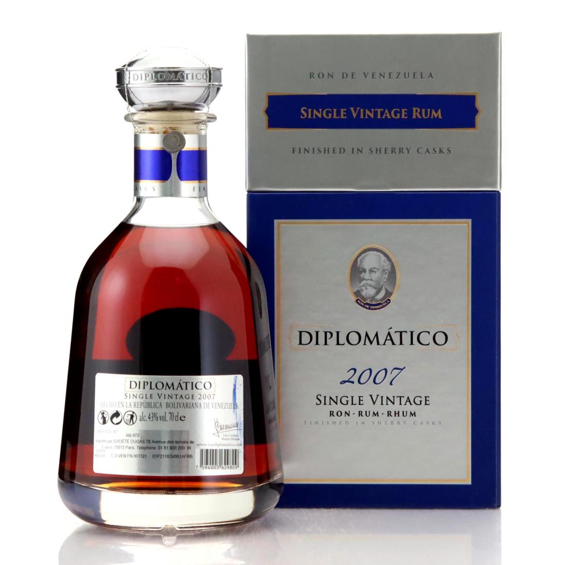 Image for Diplomatico 2007 Single Vintage