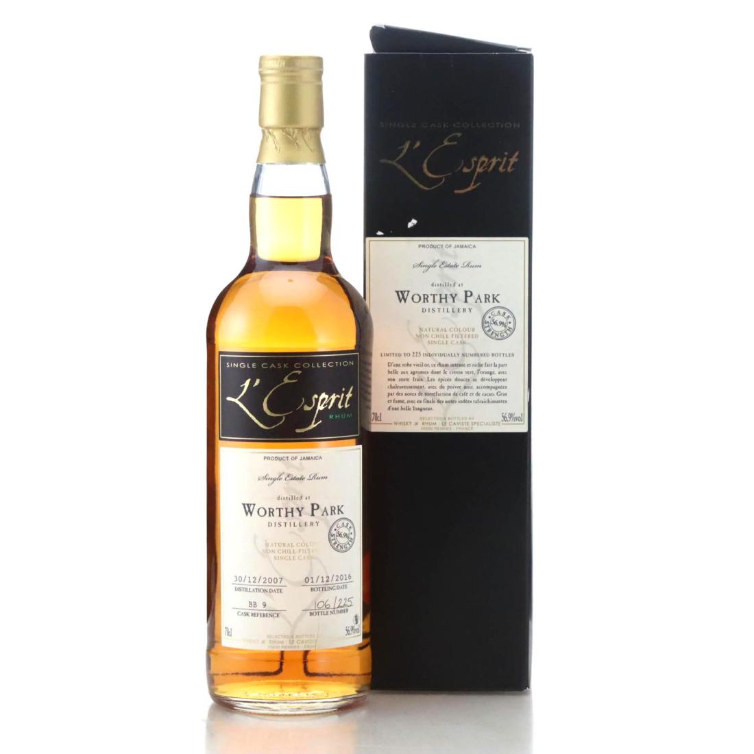 Image for Worthy Park 2007 L'Esprit