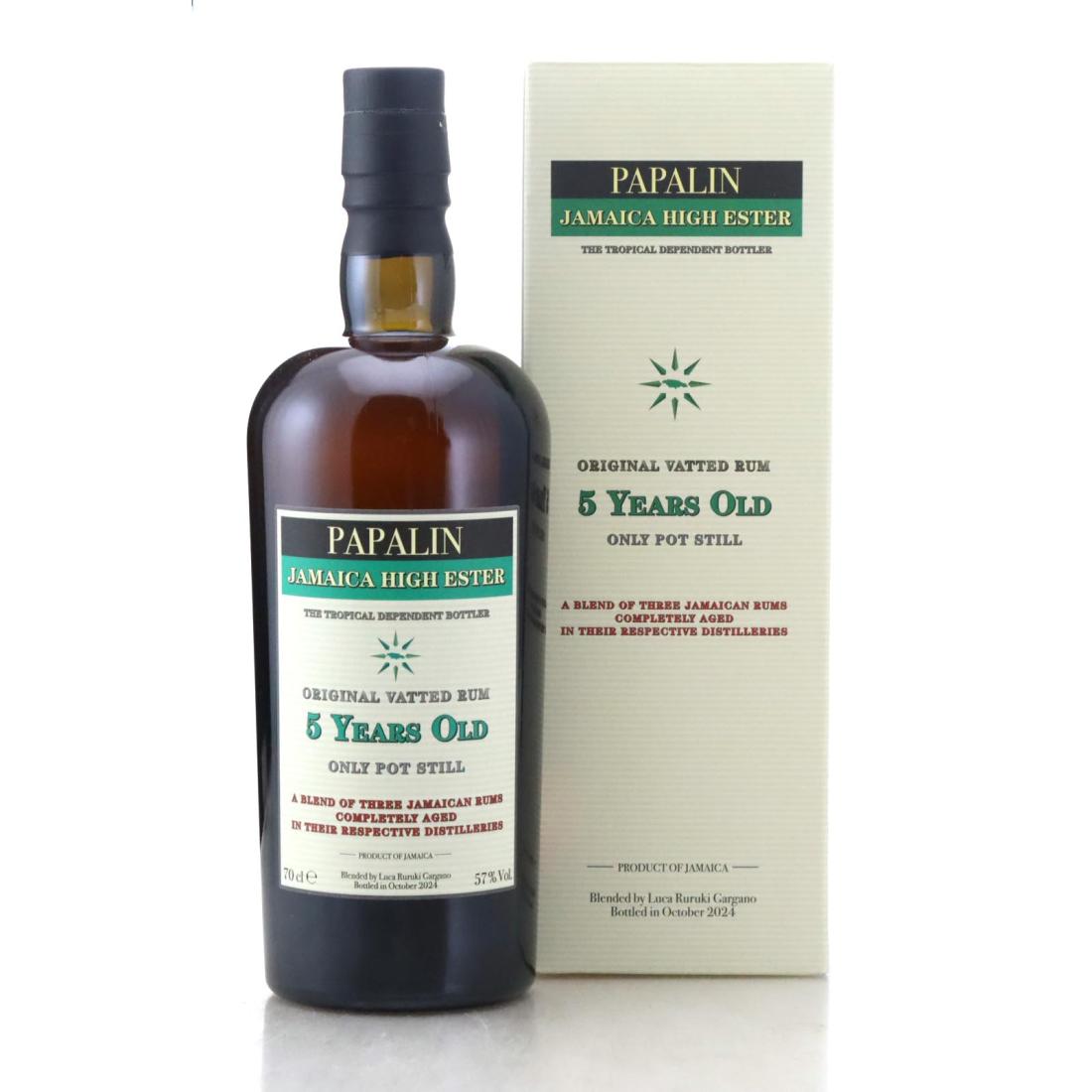Image for Papalin Jamaica High Ester 5 Year Old Original Vatted Rum