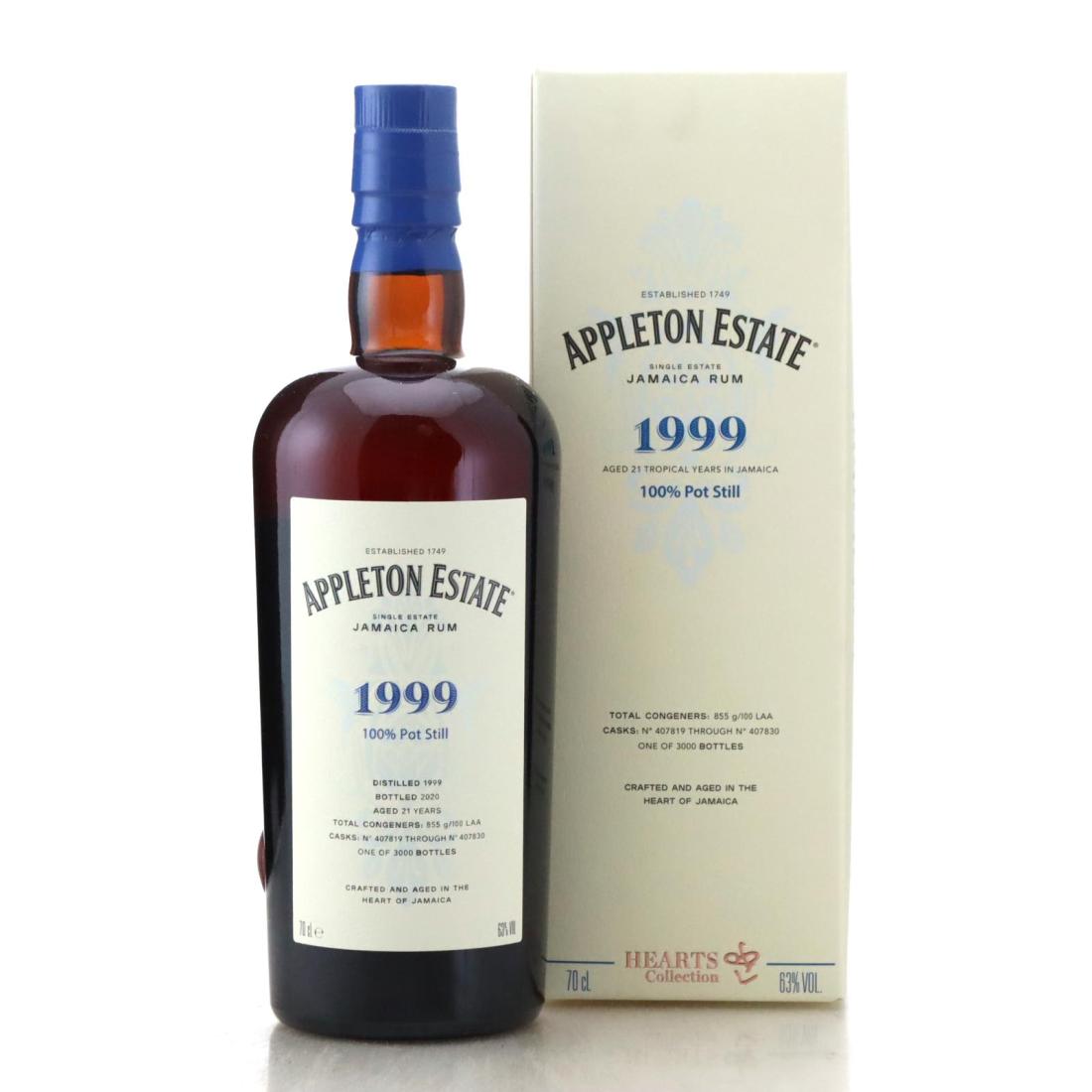 Image for Appleton Estate 1999 Hearts Collection 21 Year old