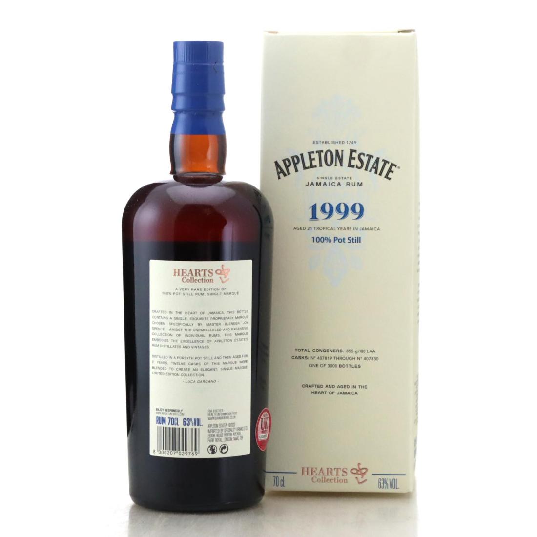 Image for Appleton Estate 1999 Hearts Collection 21 Year old