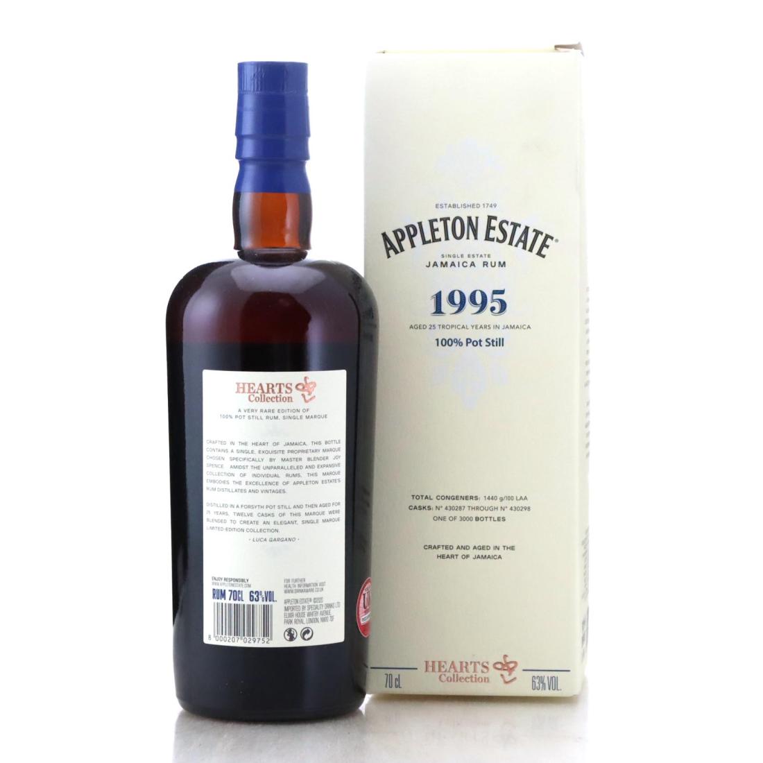 Image for Appleton Estate 1995 Hearts Collection 25 Year Old