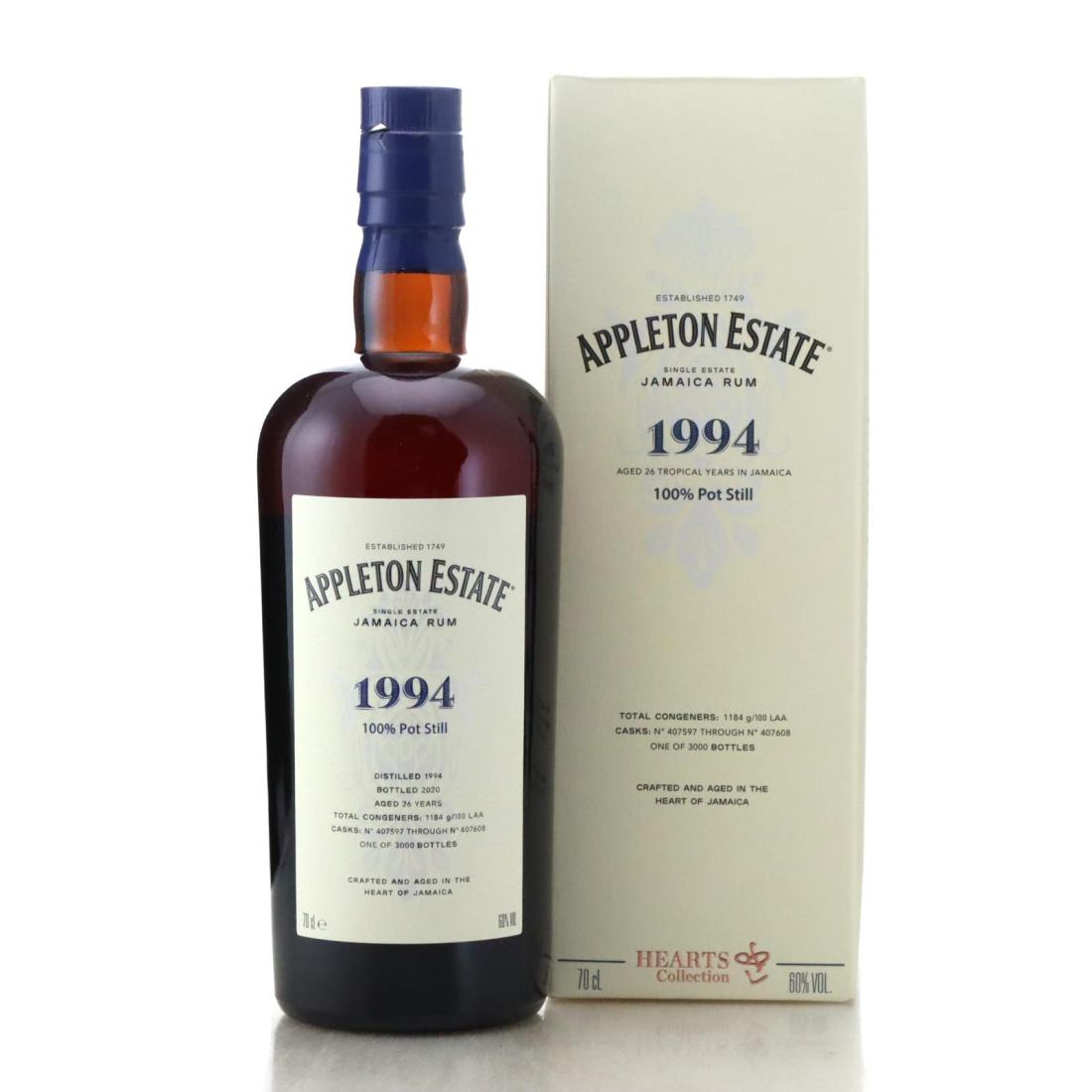 Image for Appleton Estate 1994 Hearts Collection 26 Year Old