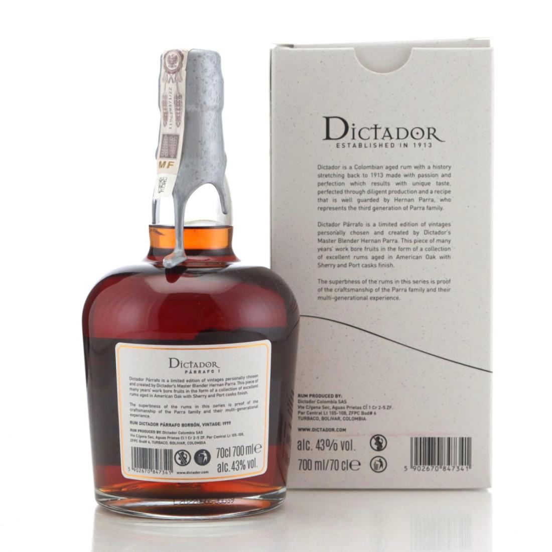 Image for Dictador 1999 Párrafo 23 Year Old