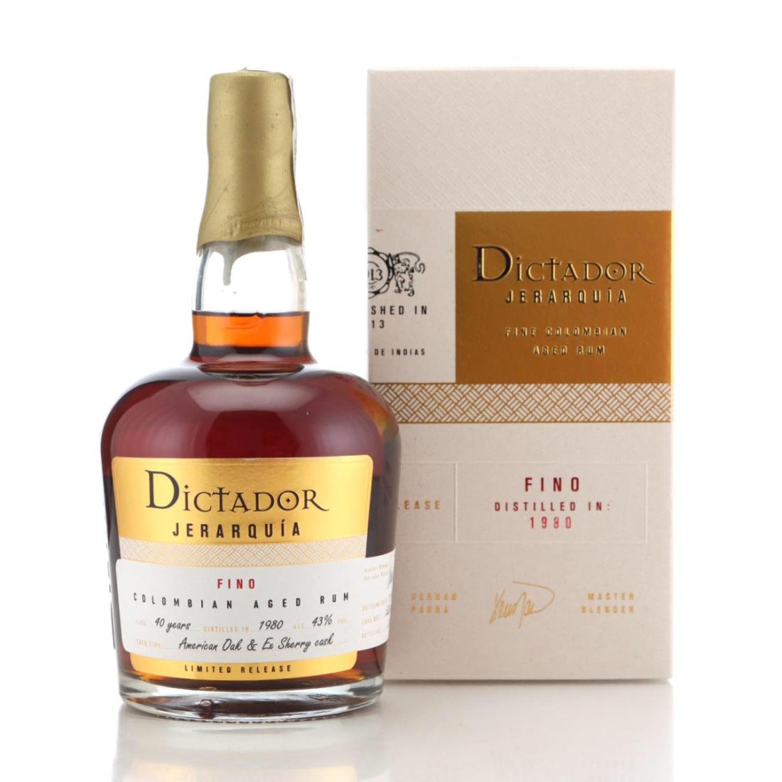 Image for Dictador 1980 Jerarquia 40 Year Old Fino