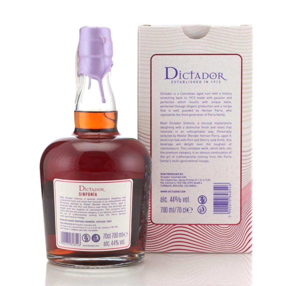 Image for Dictador 2002 Sinfonia 20 Year Old