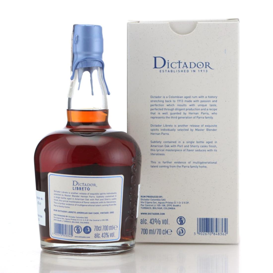 Image for Dictador 2002 Libreto 20 Year Old