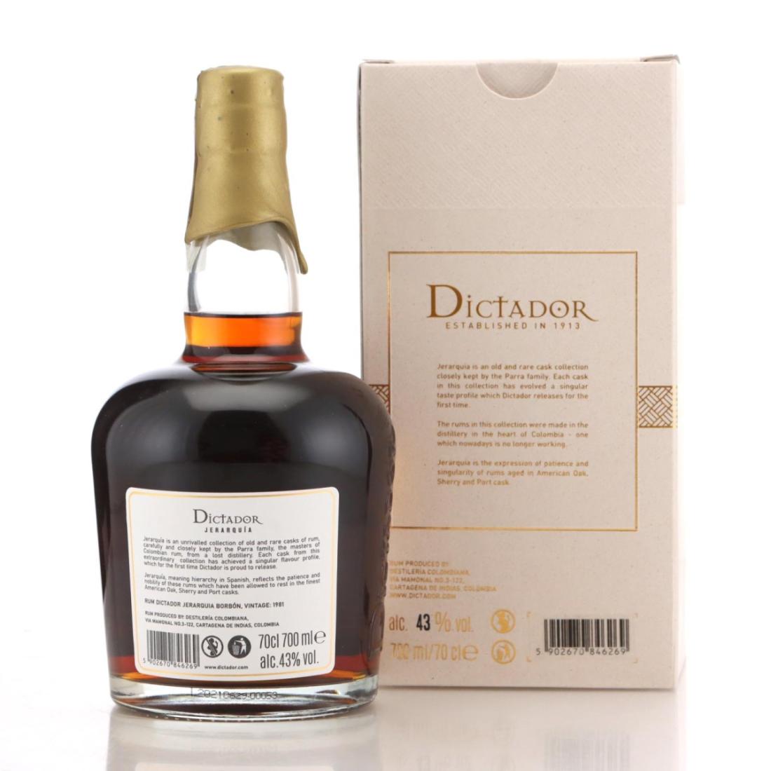 Dictador 1981 Jerarquia 39 Year Old