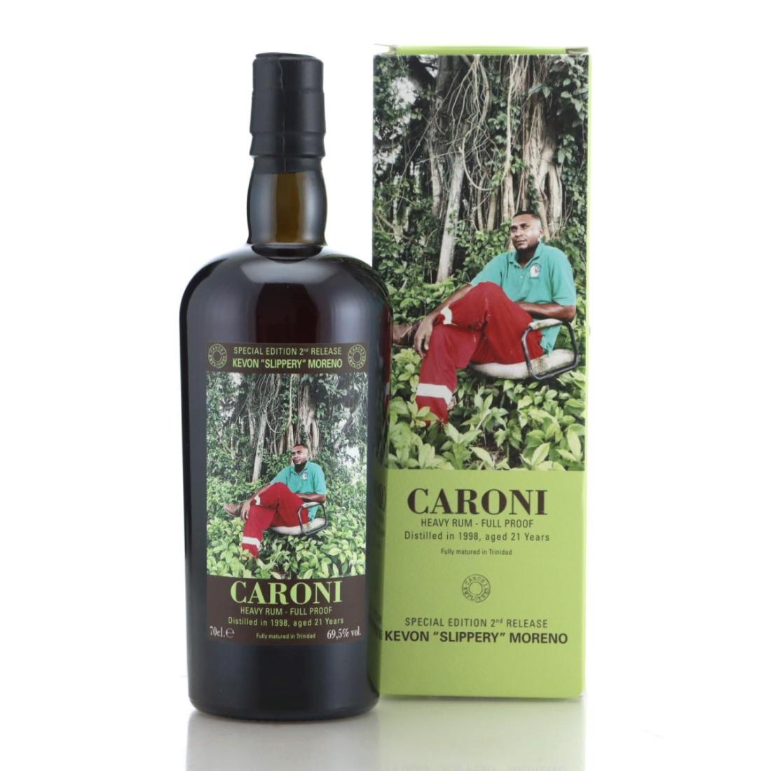 Image for Caroni 1998 Full Proof 21 Year Old Heavy - Kevon 'Slippery' Moreno