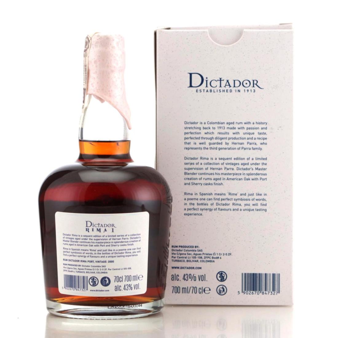 Image for Dictador 2000 Rima 1 22 Year Old
