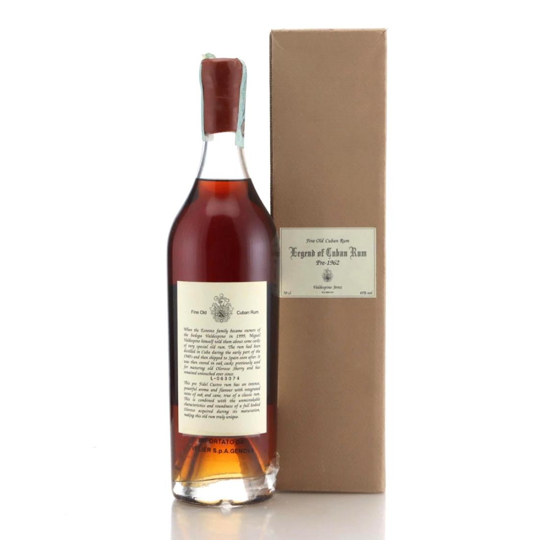 Image for Legend of Cuban Rum pre-1962 Solera