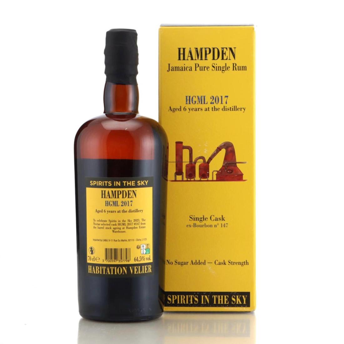 Image for Hampden HGML 2017 Habitation Velier 6 Year Old