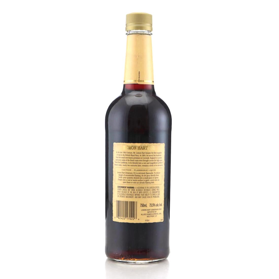 Lemon Hart 151 Demerara Rum
