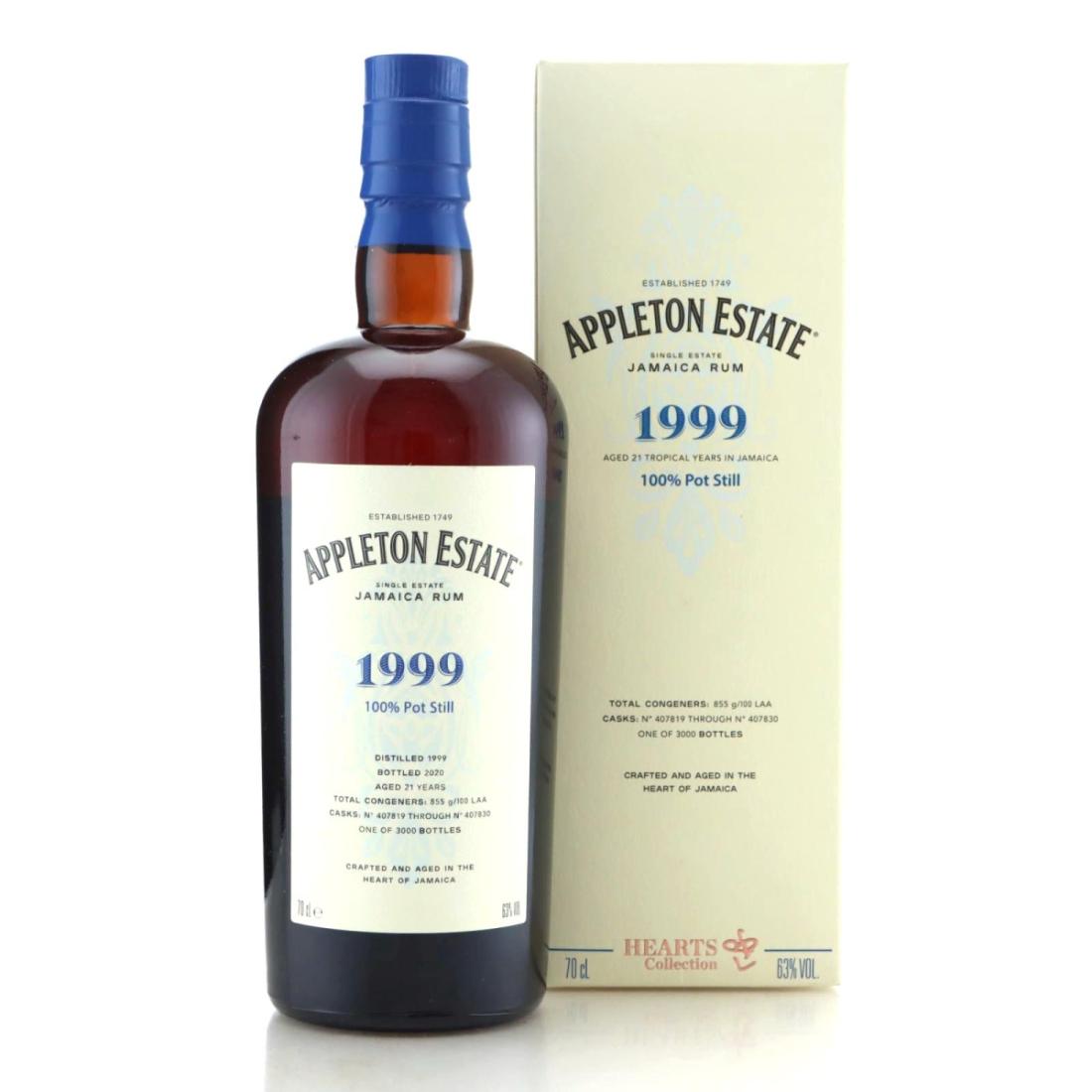 Image for Appleton Estate 1999 Hearts Collection 21 Year Old