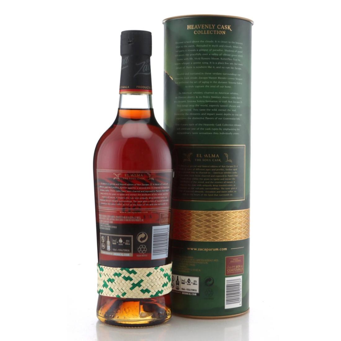 Image for Ron Zacapa Centenario Sistema Solera 23 Heavenly Cask Collection - El Alma