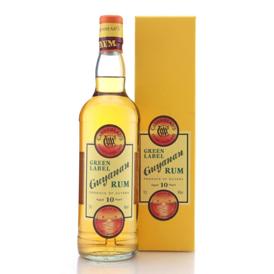 Image for Cadenhead's Green Label 10 Year Old Guyana Rum