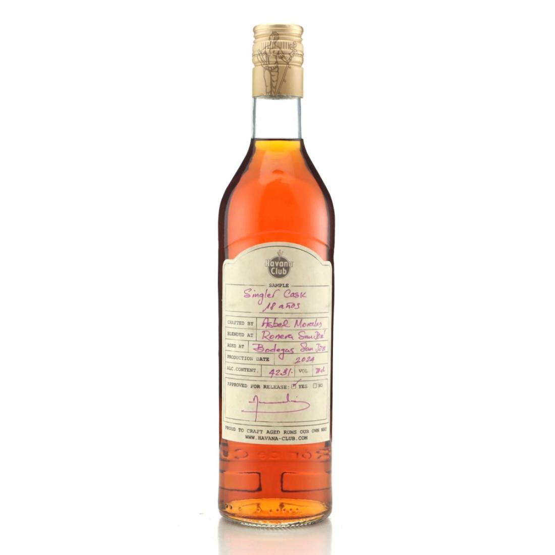 Havana Club Single Cask 18 Year Old Sample