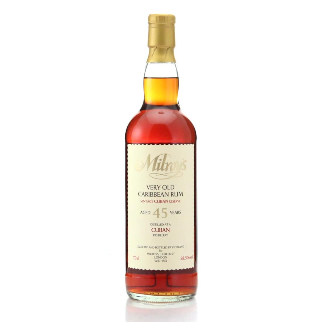 Image for Milroy's 1978 Vintage Cuban Reserve 45 Year Old