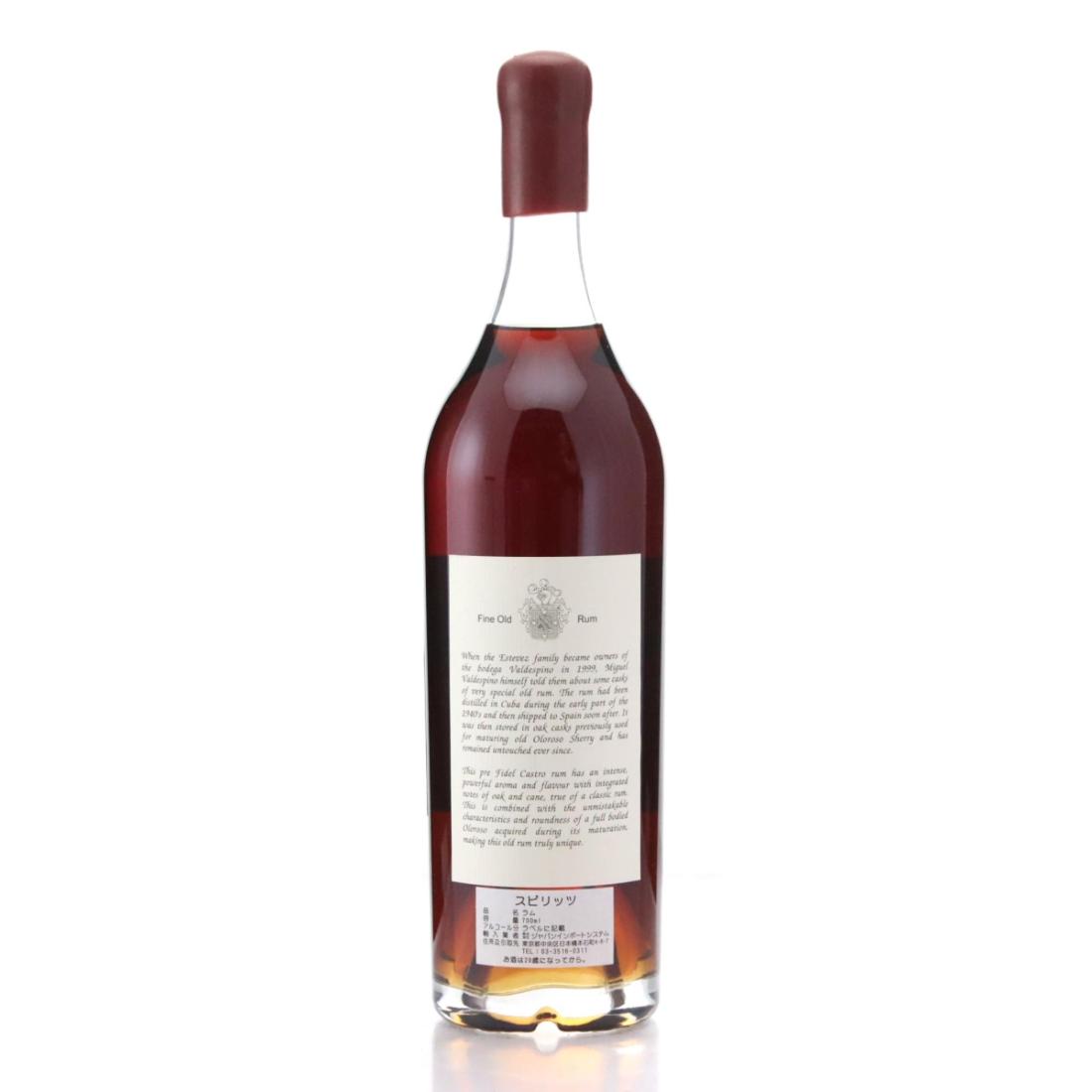 Image for Legend of Cuban Rum pre-1962 Solera
