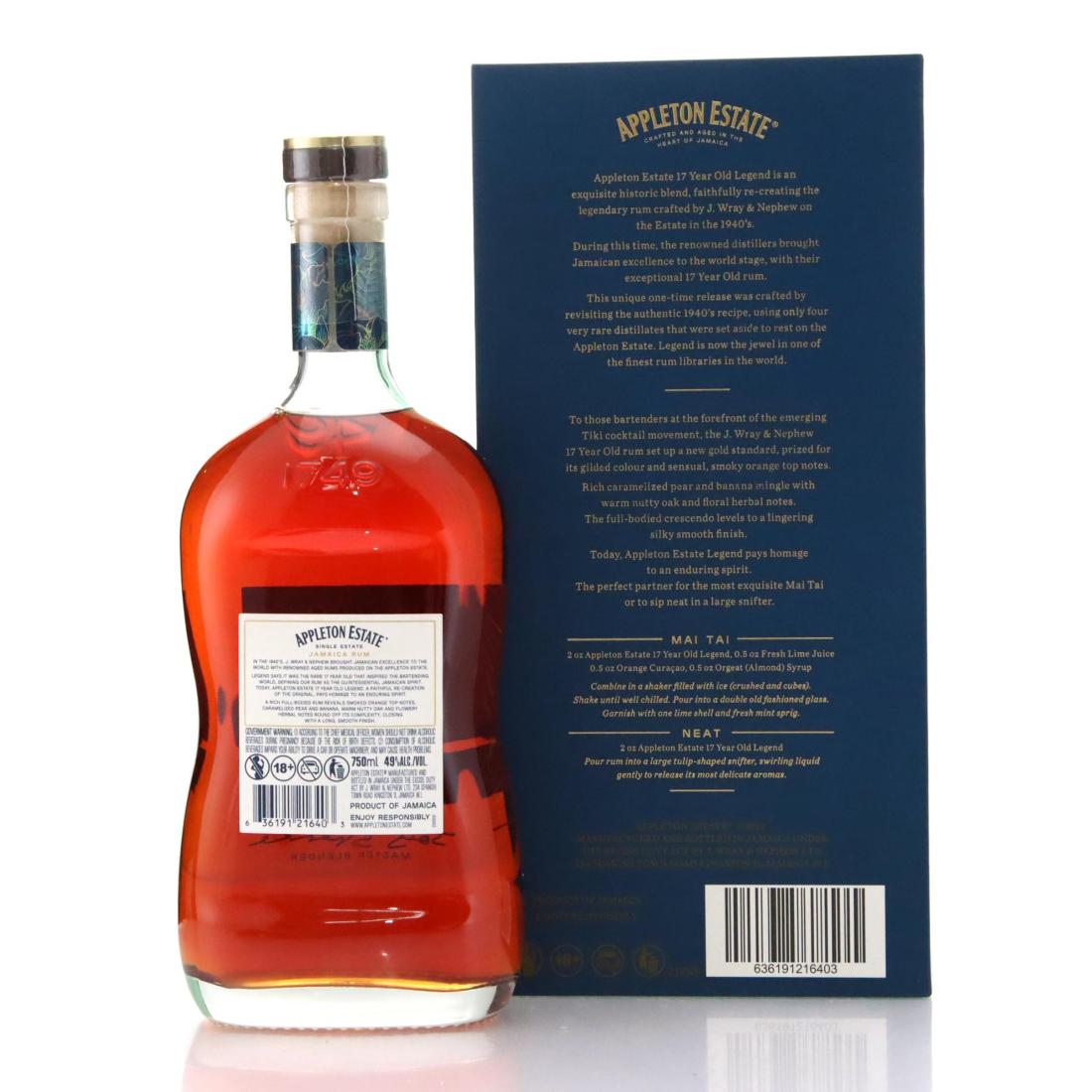 Image for Appleton Estate 2005 Legend 17 Year Old