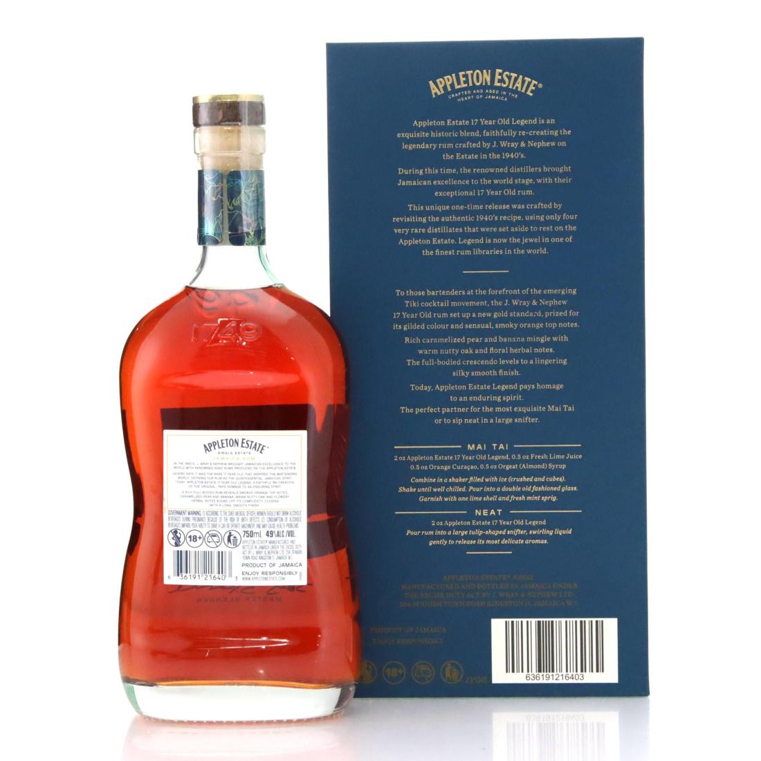 Image for Appleton Estate 2005 Legend 17 Year Old