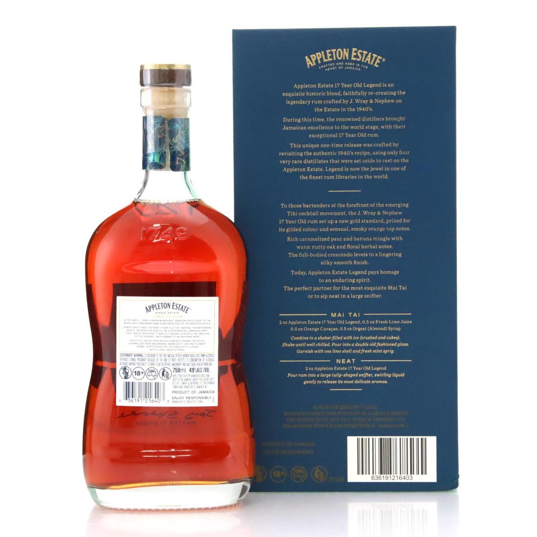 Image for Appleton Estate 2005 Legend 17 Year Old