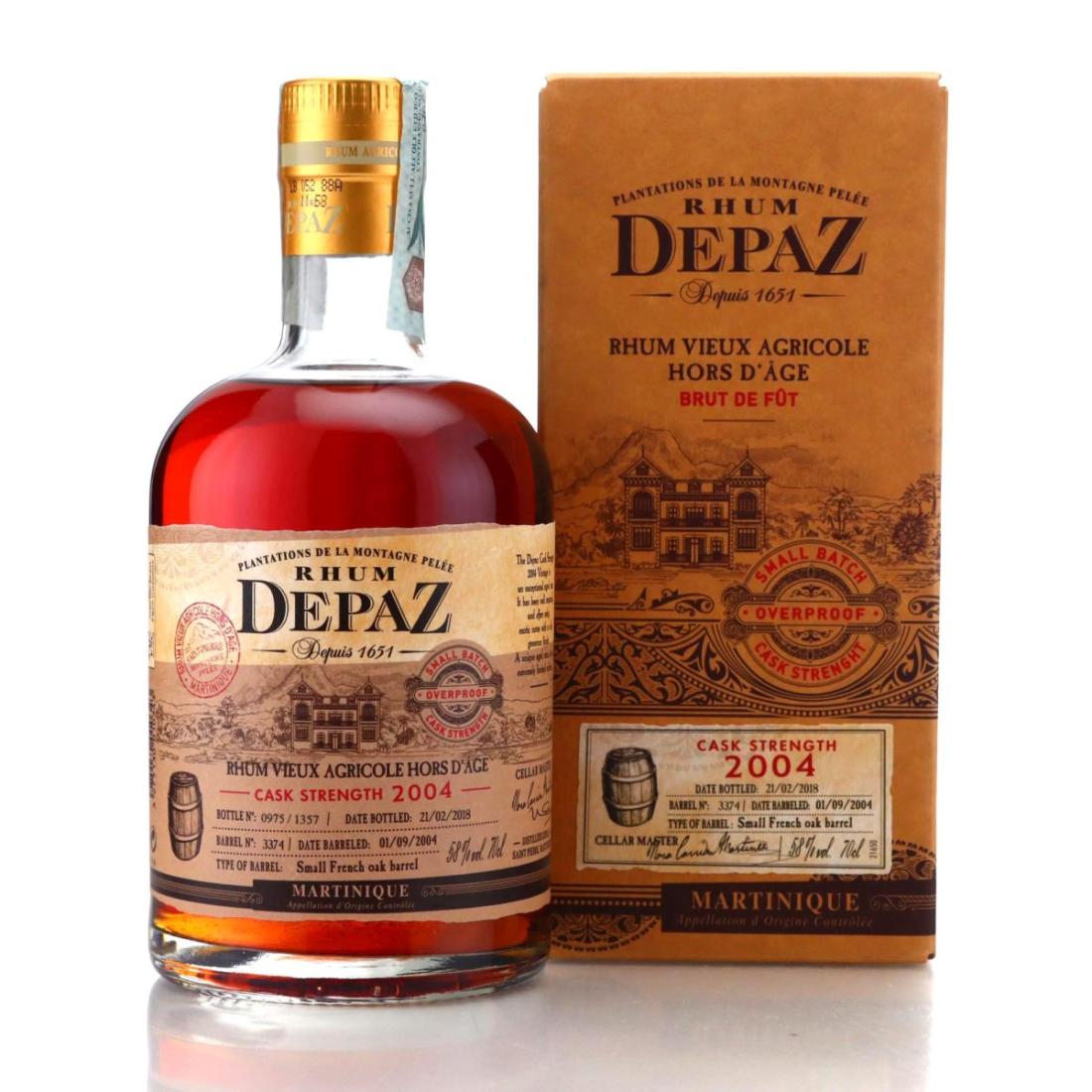 Image for Depaz 2004 Cask Strength Rhum Vieux