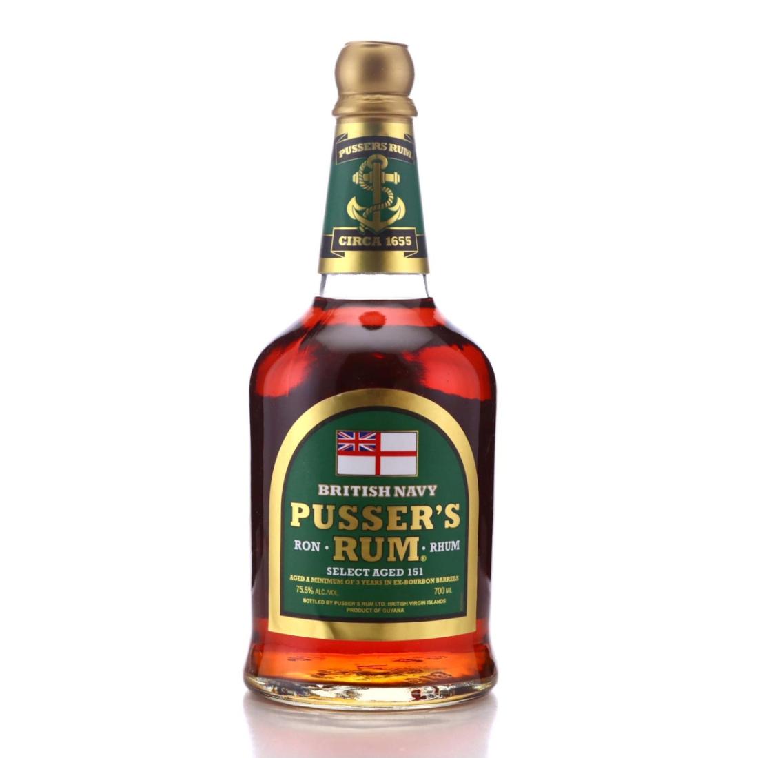 Image for Pusser's British Navy Rum Select Aged 151