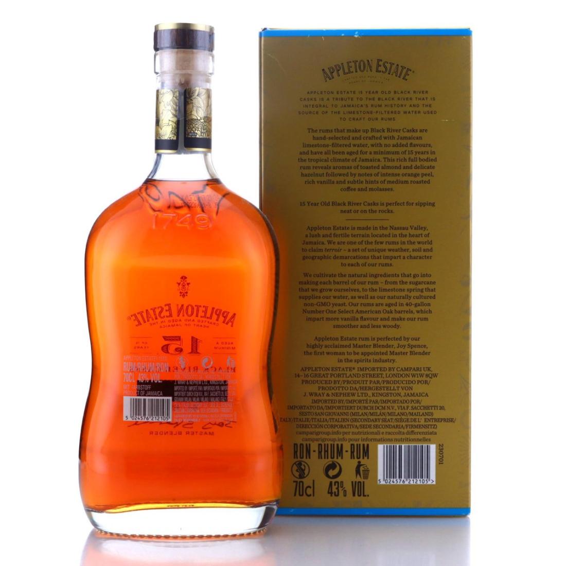 Image for Appleton Estate Black River Casks 15 Year Old