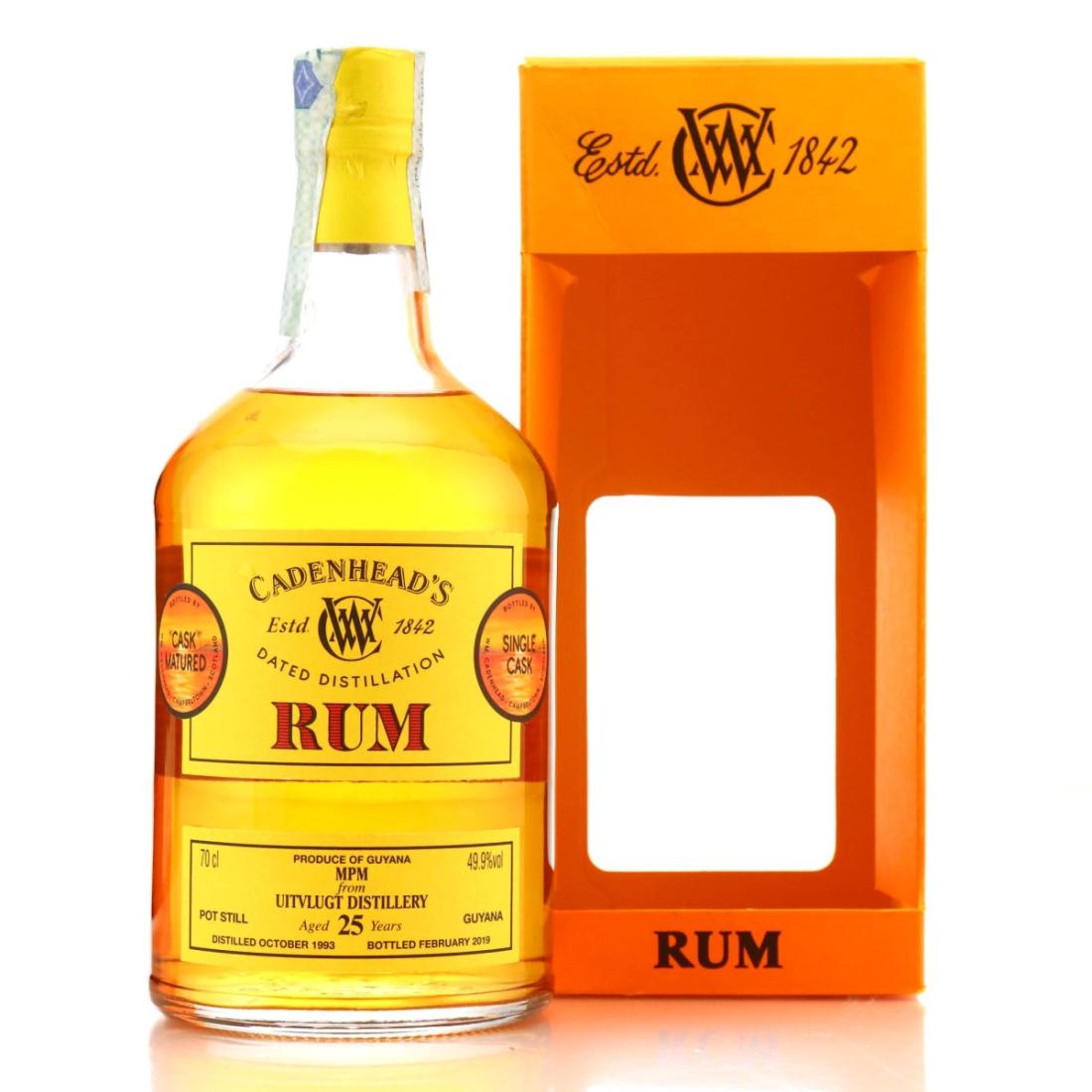 Image for Uitvlugt MPM 1993 Cadenhead's Dated Distillation 25 Year Old