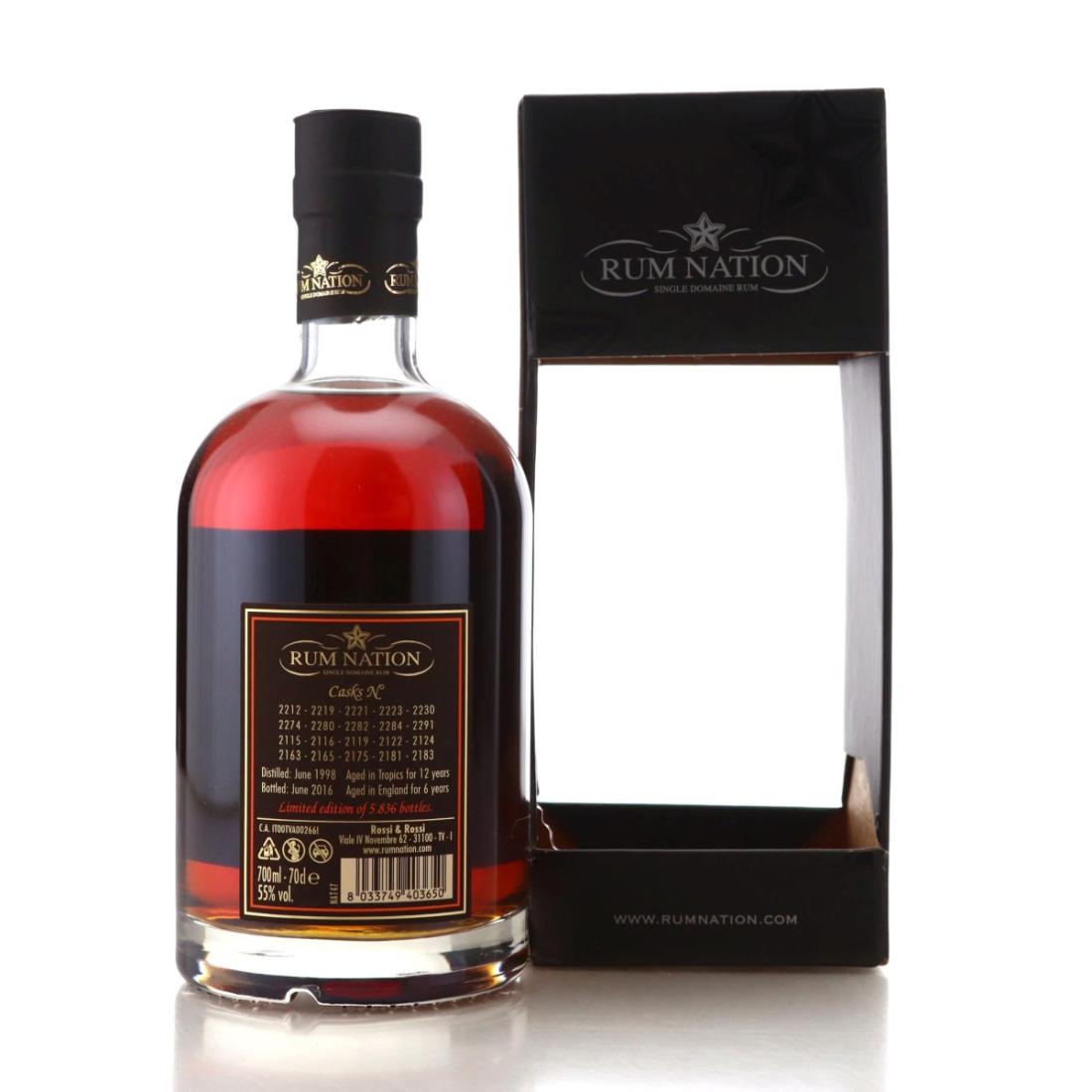 Image for Caroni 1998 Rum Nation 18 Year Old