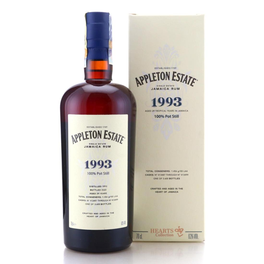 Image for Appleton Estate 1993 Hearts Collection 29 Year Old
