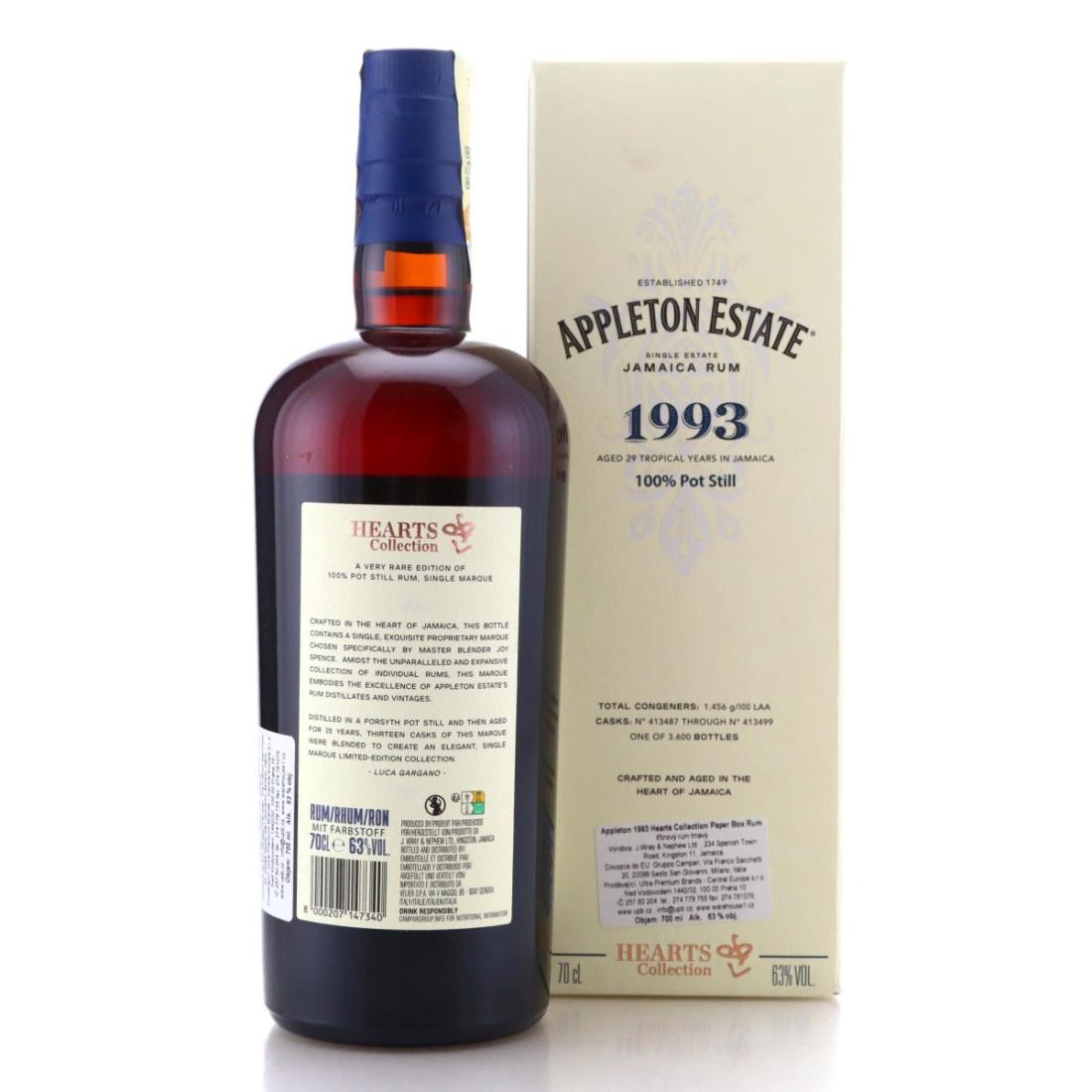 Image for Appleton Estate 1993 Hearts Collection 29 Year Old