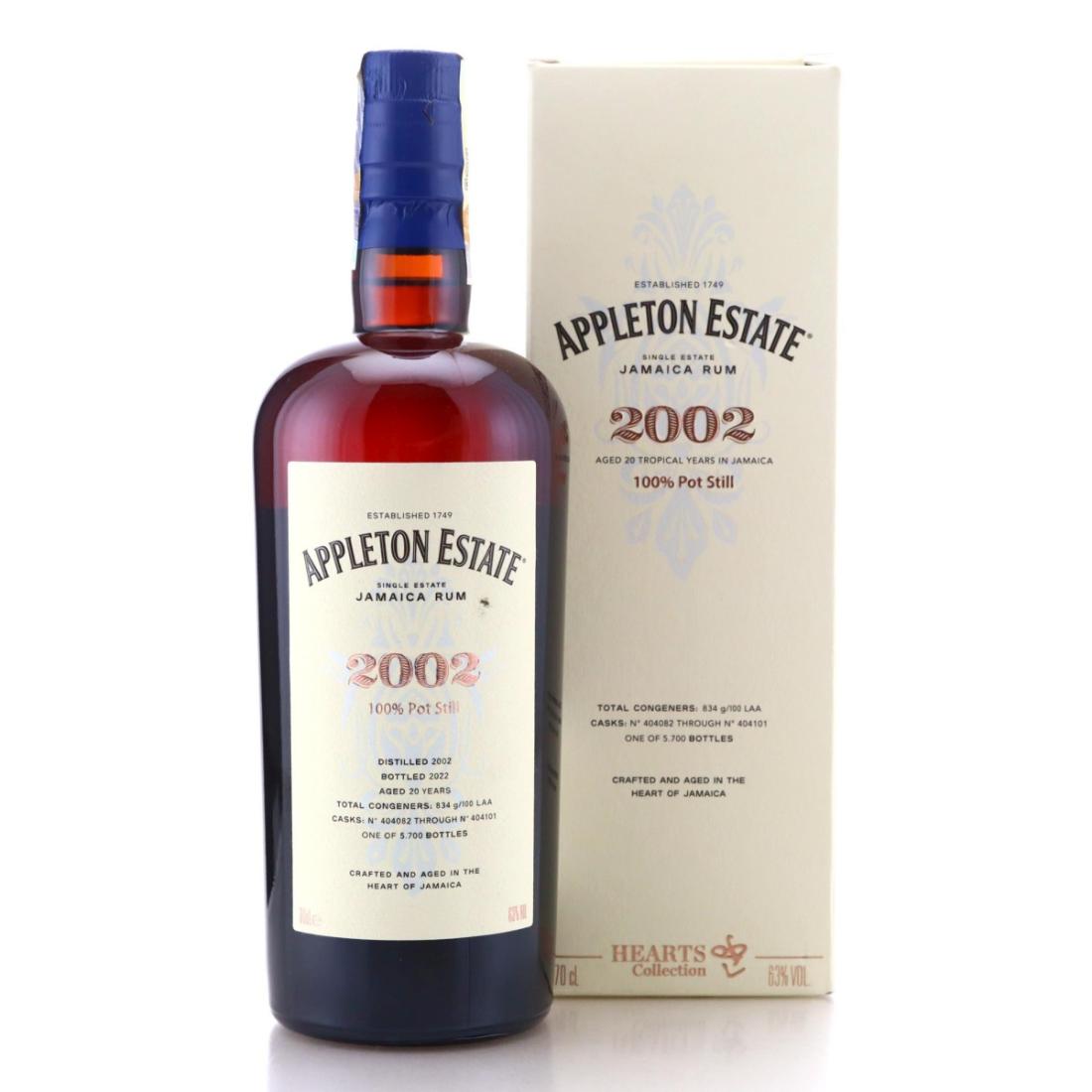 Image for Appleton Estate 2002 Hearts Collection 20 Year Old