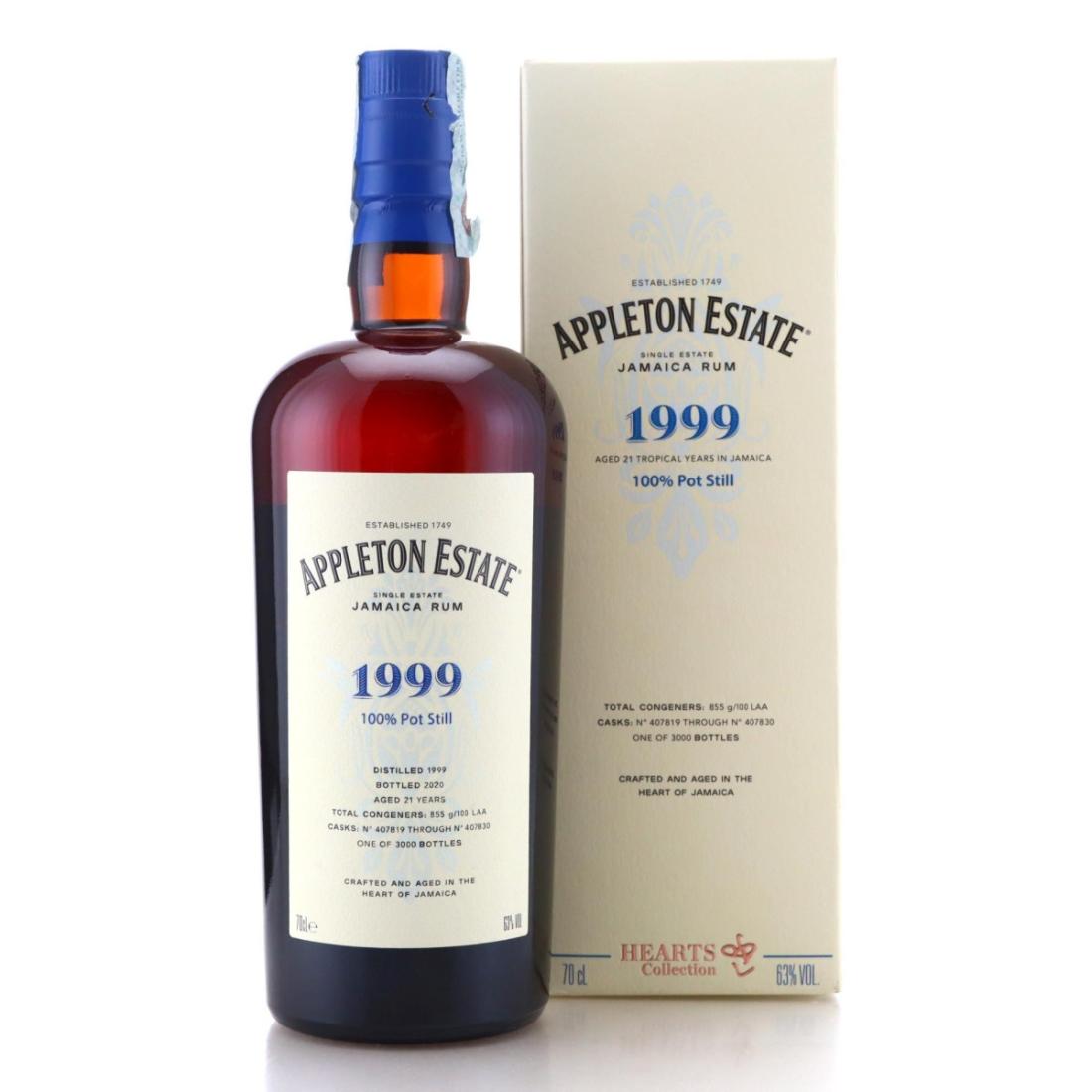 Image for Appleton Estate 1999 Hearts Collection 21 Year Old