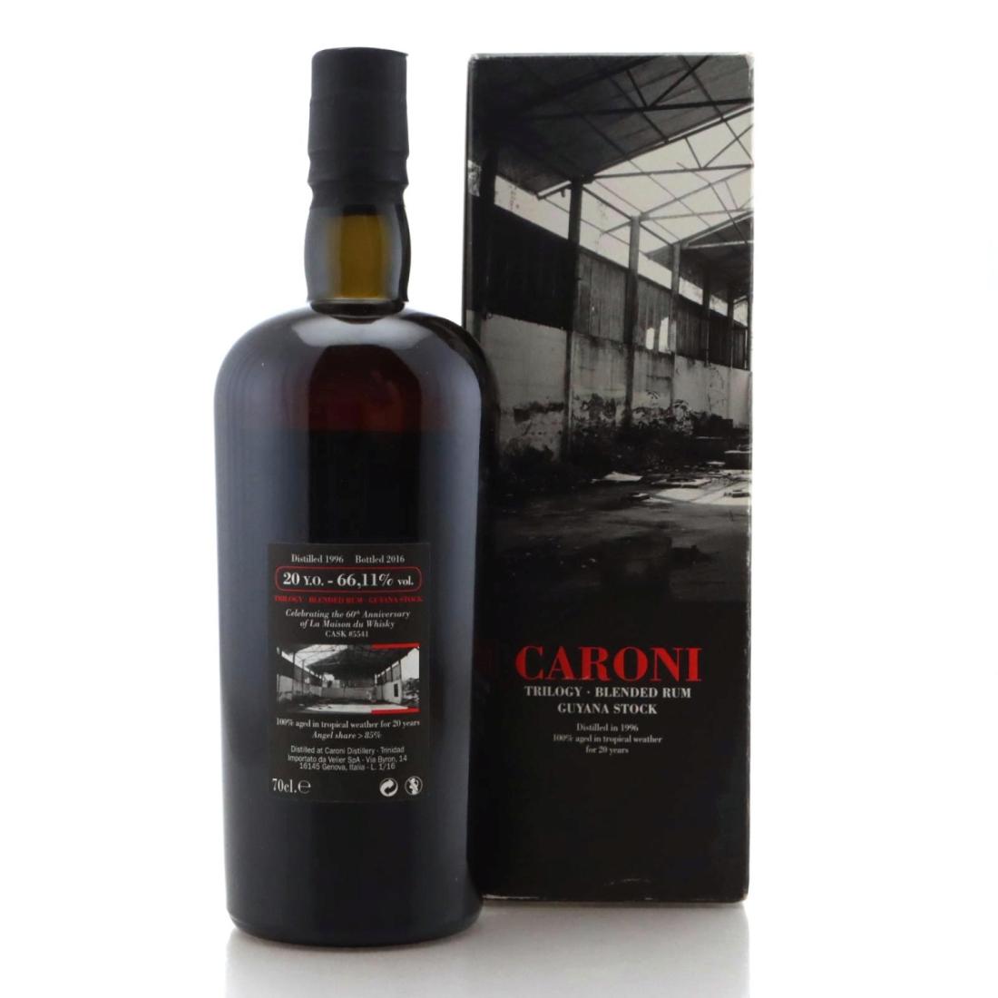 Image for Caroni 1996 Trilogy 20 Year Blended Rum - Guyana Stock