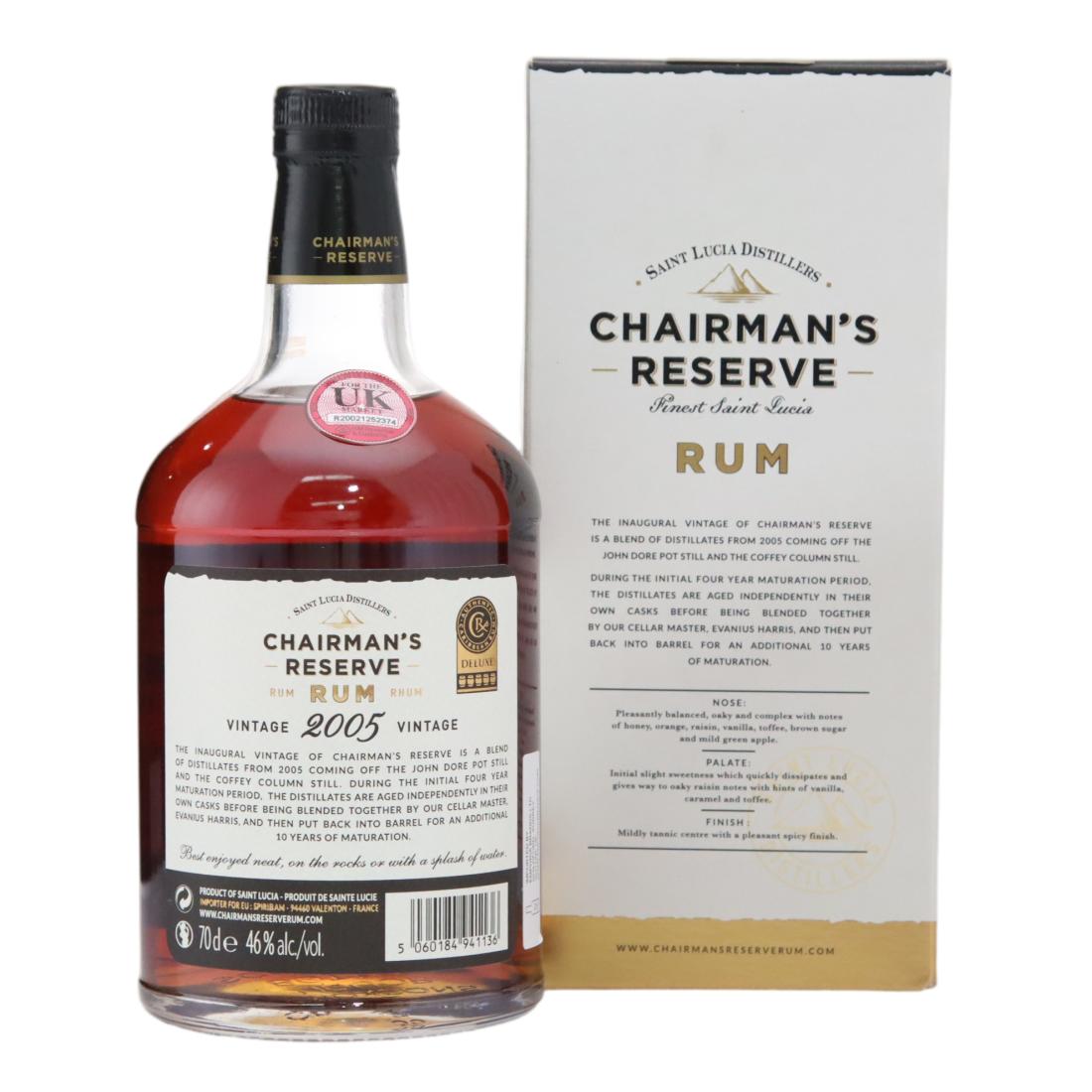 Chairman's Reserve 2005 Vintage