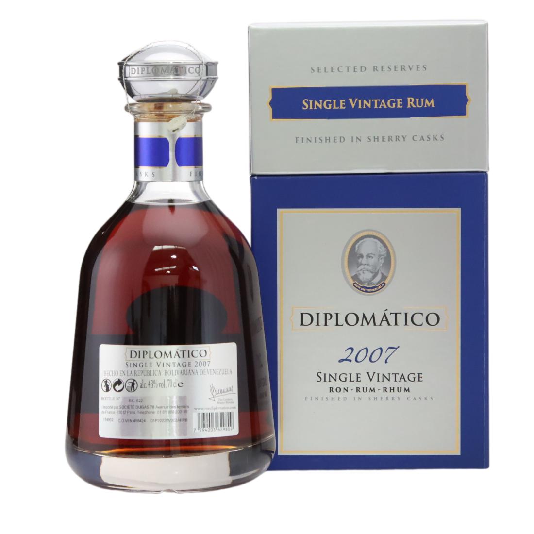 Diplomatico 2007 Single Vintage