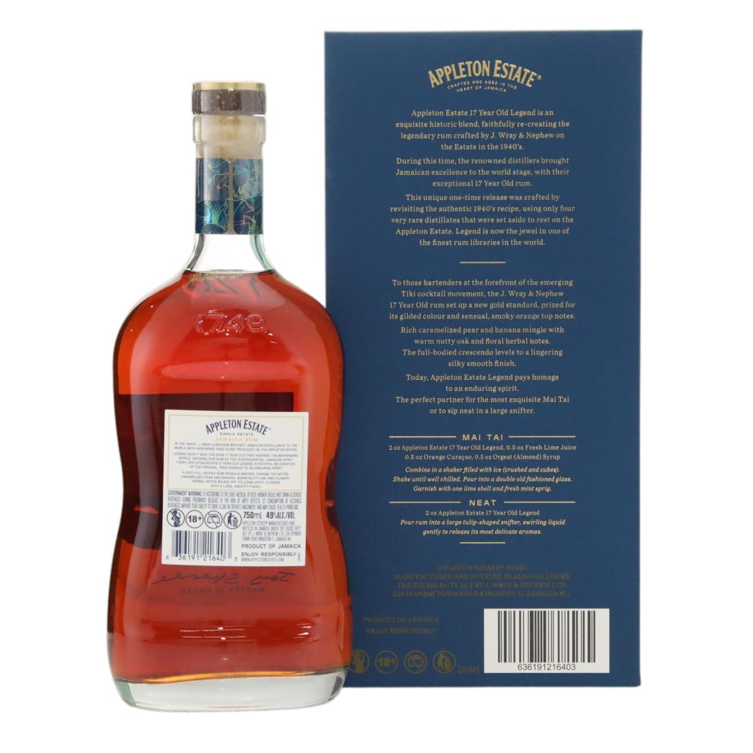 Appleton Estate 2005 Legend 17 Year Old