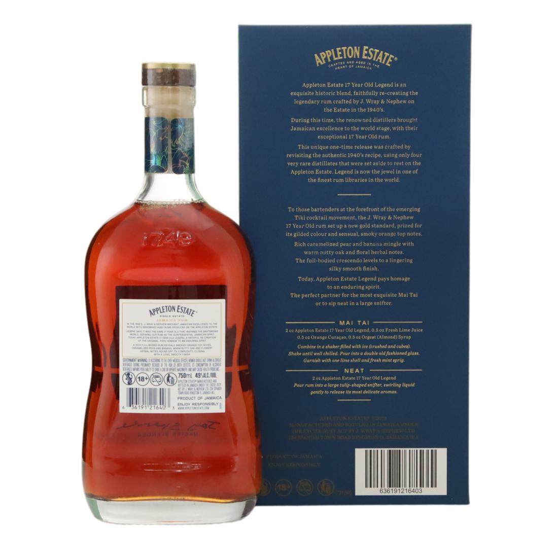 Appleton Estate 2005 Legend 17 Year Old