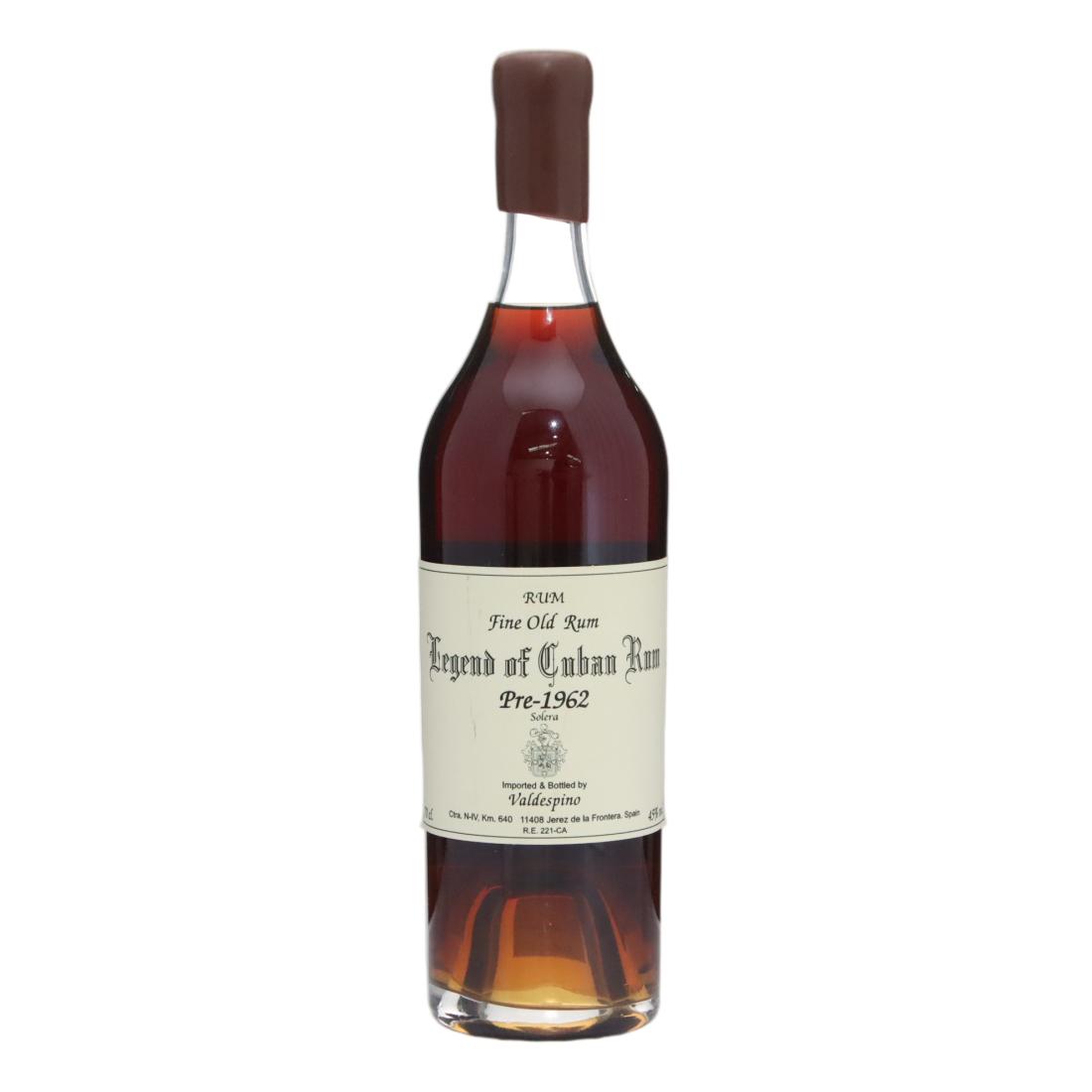 Legend of Cuban Rum pre-1962 Solera