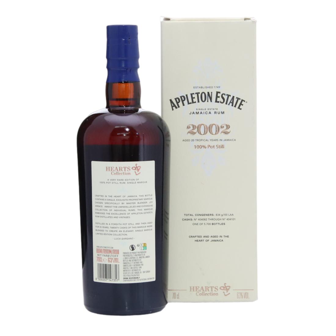 Appleton Estate 2002 Hearts Collection 20 Year Old