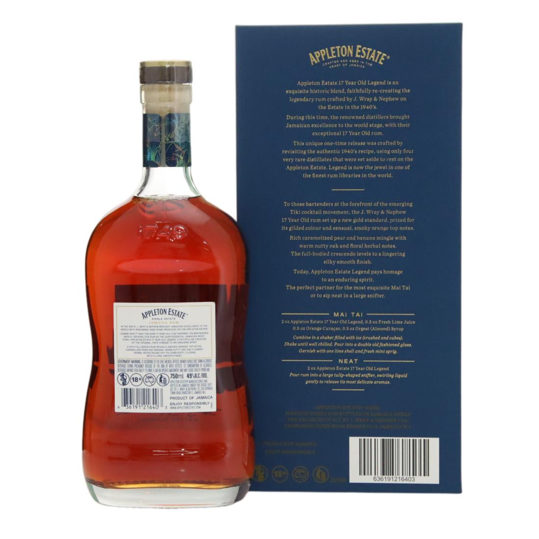 Appleton Estate 2005 Legend 17 Year Old