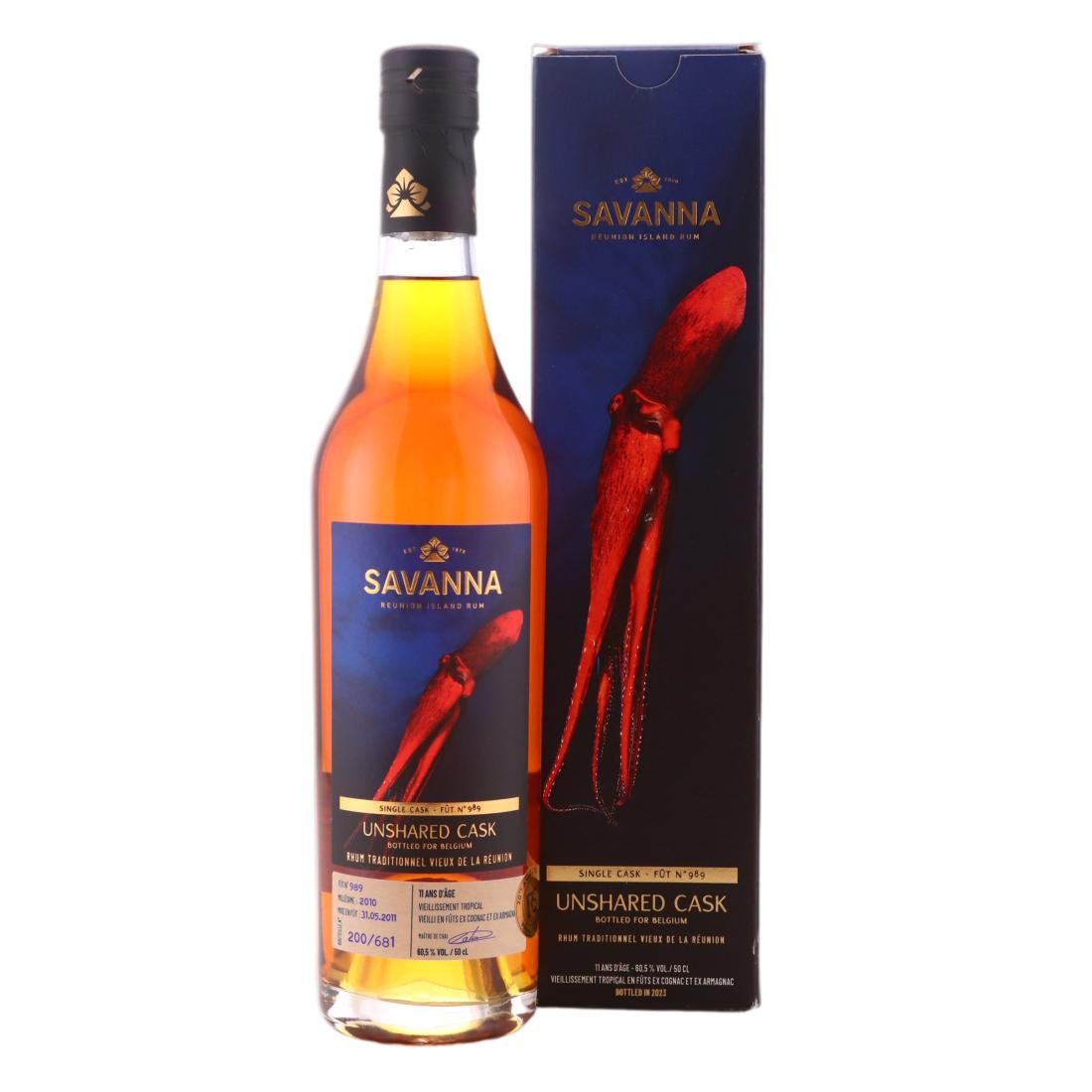 Savanna 2010 Unshared Cask 11 Year Old Rhum Traditionnel